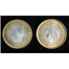 Image 1 : Raymond Alberta 2001 Centennial Token, with Blank Planchet
