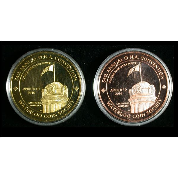 Waterloo Coin Society O.N.A. Convention Metals, etc.