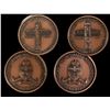 Image 2 : Lot of 7 Early O.N.A. Convention Metals With Book