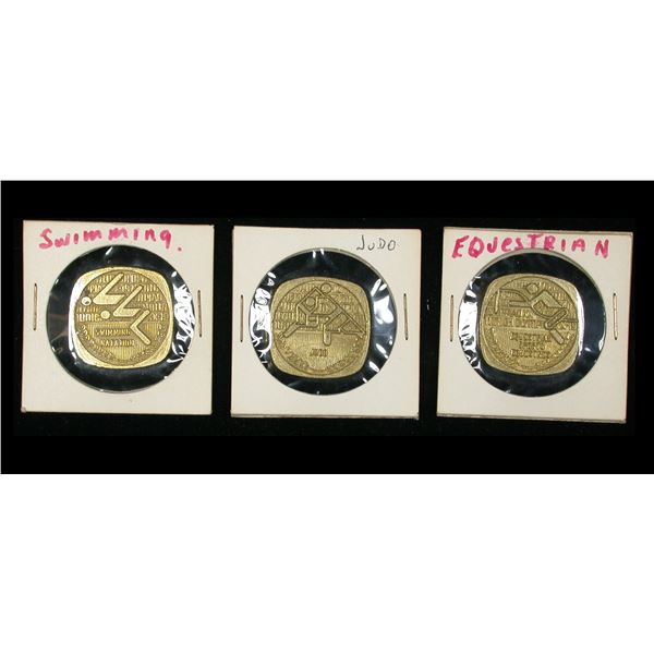 1972 Canadian Olympic Association Sports Medallions Lot of 20