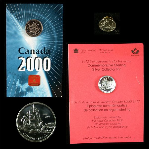 Royal Canadian Mint Numismatic Pins, etc.