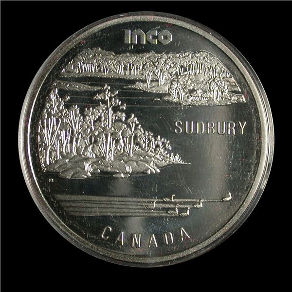 1991 Inco Sudbury Royal Visit Medal, Royal Canadian Mint