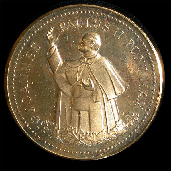 Canada Papal Visit Medal by De Pedery-Hunt, 1984