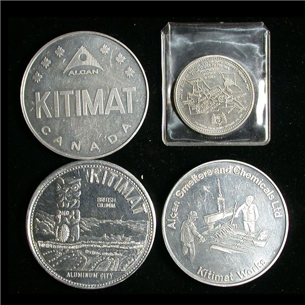 Kitimat Alcan Lot of 4 Medals