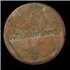 Image 1 : United States 1849 Large Cent, Howland Counter Stamp