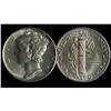 Image 1 : United States Silver Dime Pair, including Irradiated Roosevelt