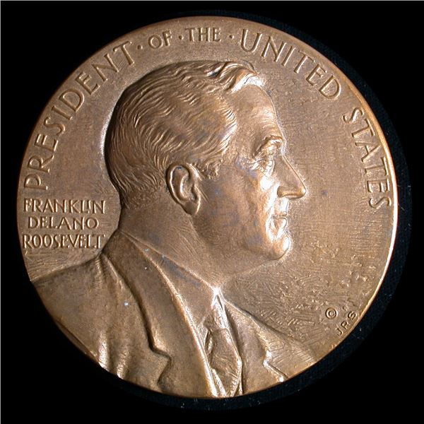United States Roosevelt Memorial Bronze Medal