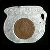 Image 2 : Niagara Falls Souvenir Encased Token with 1889 Indian Cent
