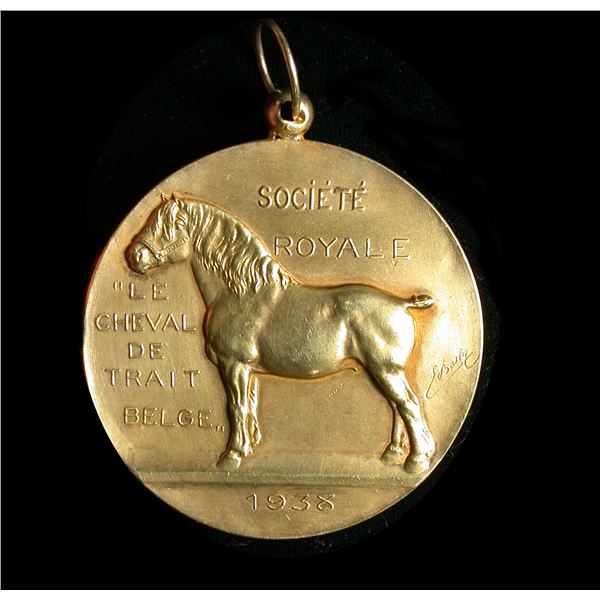 Royal Belgian Draft Horse Society Silver Medal, 1938
