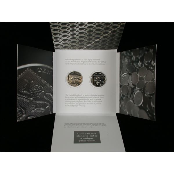 England Royal Mint Coin Reclamation Program Promo Pack