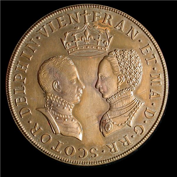 Scotland 1558 Wedding Medal, Later Paris Mint Restrike
