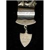 Image 2 : Latvia or Baltic Germany Silver Fraternal Watch Fob, 1925