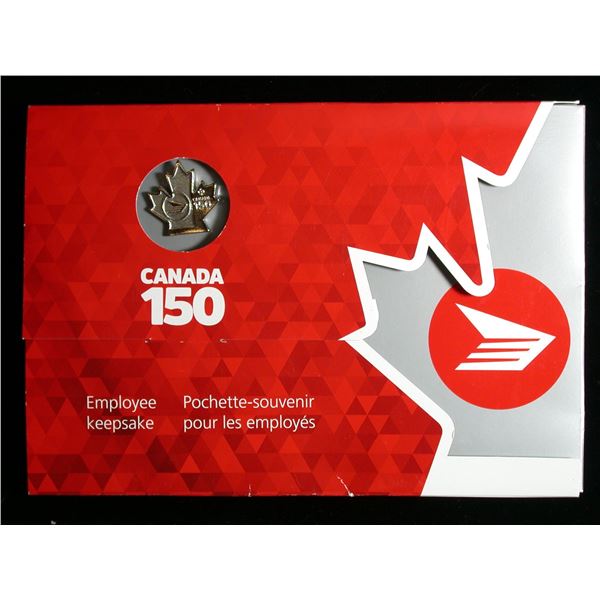 Canada Post Employee Keepsake Pin, Canada 150