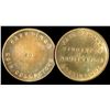 Image 3 : Fred Bowman Brass Card Token & Testimonial Dinner Keychain