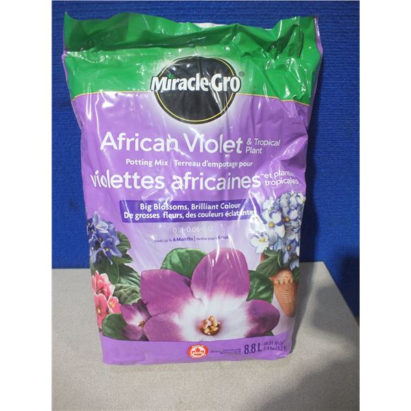 Two 8.8 L Bags Of Miracle Gro African Violet Potting Mix
