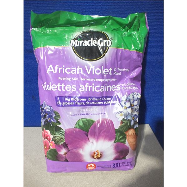Two 8.8 L Bags Of Miracle Gro African Violet Potting Mix