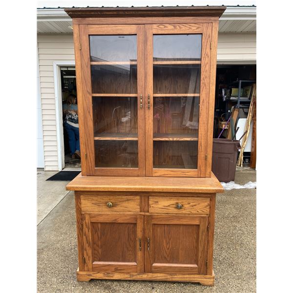 FARMHOUSE STEP-BACK CUPBOARD