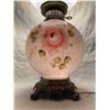 Image 4 : VICTORIAN "GONE WITH THE WIND" STYLE HURRICANE PARLOR LAMP