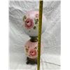 Image 9 : VICTORIAN "GONE WITH THE WIND" STYLE HURRICANE PARLOR LAMP