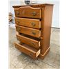 Image 3 : OAK 5-DRAWER CHEST OF DRAWERS DRESSER (SIMILAR TO LATERAL DRESSER IN LOT 12)