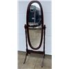 Image 1 : TRADITIONAL STYLE OVAL CHEVAL FLOOR MIRROR