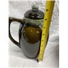 Image 12 : VINTAGE PFALTZGRAFF COPPER GREEN DRIP GLAZE POTTERY SET