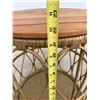 Image 4 : THRESHOLD BRITANNA PATIO ACCENT TABLE AND CANDLE HOLDERS