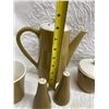 Image 8 : VINTAGE MIKASA CERA-STONE COFFEE SERVICE SET AND MISCELLANEOUS