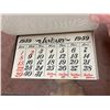 Image 4 : HENDRUM, MN CO-OP 1939 CALENDAR – COMPLETE CALENDAR
