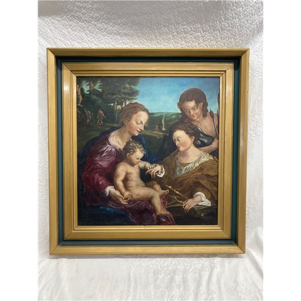 REPRODUCTION OF FAMOUS ITALIAN RENAISSANCE PAINTING