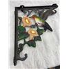 Image 4 : DECORATIVE CAST IRON HUMMINGBIRD WALL BRACKETS, PAIR