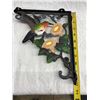 Image 5 : DECORATIVE CAST IRON HUMMINGBIRD WALL BRACKETS, PAIR