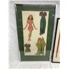 Image 2 : FRAMED, COLLECTIBLE, VINTAGE RITA HAYWORTH PAPER DOLLS
