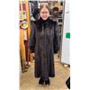 Image 3 : VINTAGE, FULL-LENGTH BROWN RANCH MINK FUR COAT