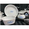 Image 3 : VINTAGE CORNINGWARE COOKWARE IN THE ICONIC "BLUE CORNFLOWER" PATTERN
