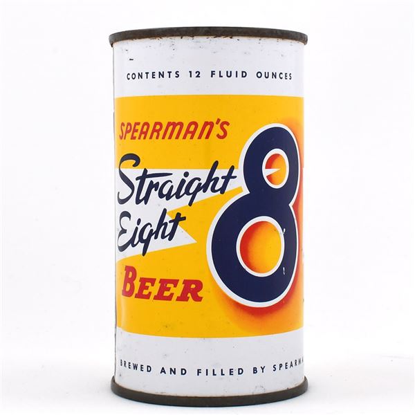 Spearmans Straight Eight Beer Flat Top AL TAX STATEMENT 134-34