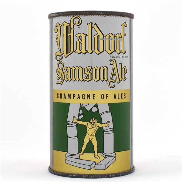 Waldorf Samson Ale LONG OPENER Flat Top 144-1 OI 853 EXCELLENT