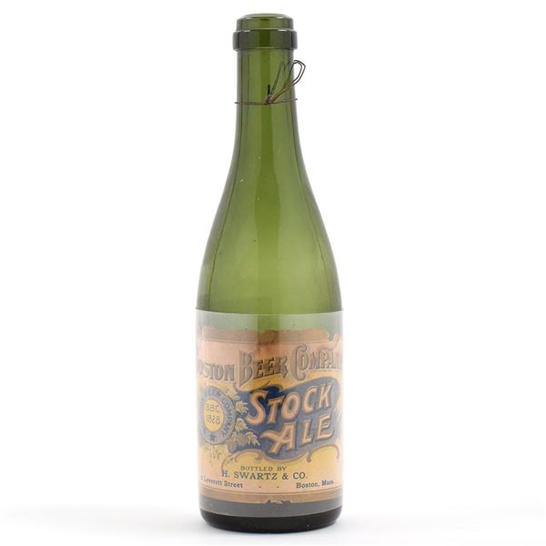 Boston Beer Co Stock Ale Pre-Prohibition SWARZ Champagne Type Bottle