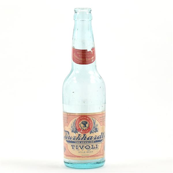 Burkhardts Tivoli Beer Pre-Prohibition Bottle SCARCE A TOP EXAMPLE
