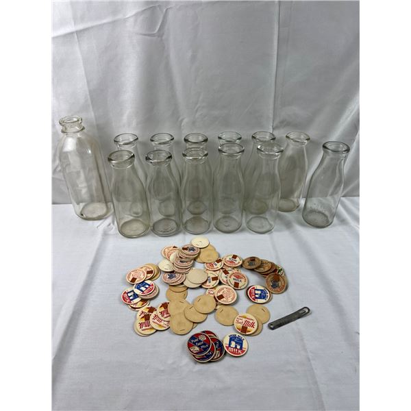 Glass Milk Bottles