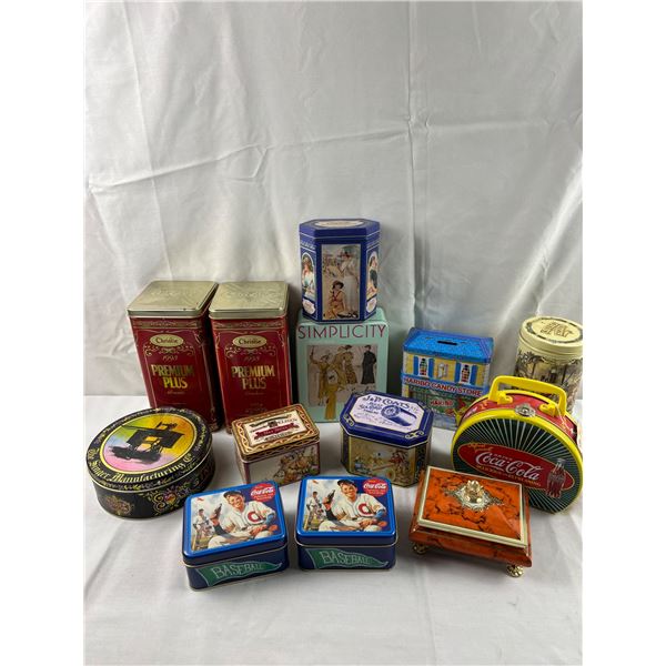 Collection of Tins