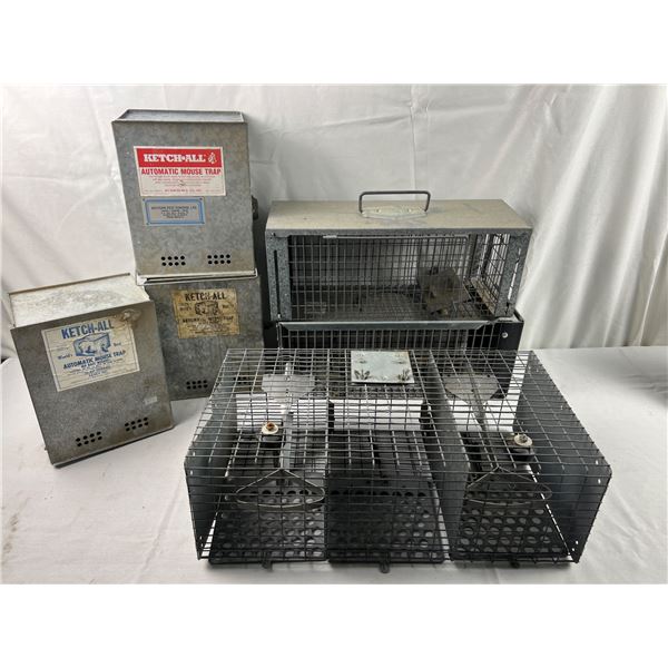 Assortment of Animal Traps