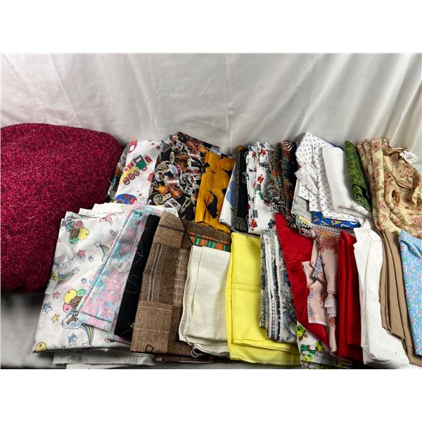 Assortment of Fabrics & Textiles