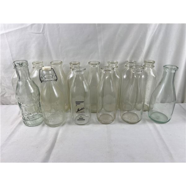 Glass Milk Bottles