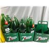 Image 3 : Vintage 7-Up Bottles