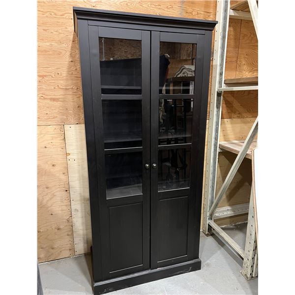 Black Display Cabinet