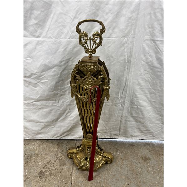 Vintage Brass Fireplace Screen