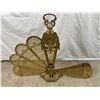 Image 3 : Vintage Brass Fireplace Screen