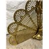 Image 4 : Vintage Brass Fireplace Screen