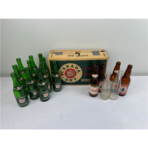 Collection of Soda & Beer Bottles